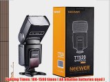 Neewer FOUR TT520 Flash Speedlites for Canon Nikon Sony Panasonic Olympus Fujifilm Pentax Sigma