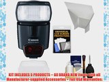 Canon Speedlite 430EX II Flash with Bounce Diffuser   Reflector   Kit for EOS 6D 70D 5D Mark