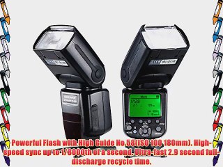 Neewer E-TLL Master/Slave Camera Flash for CANON ~Master Wireless Control~ *High Speed Sync*