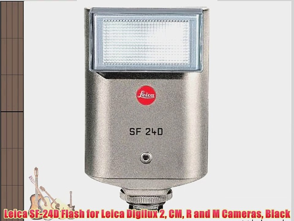 Leica SF-24D Flash for Leica Digilux 2 CM R and M Cameras Black