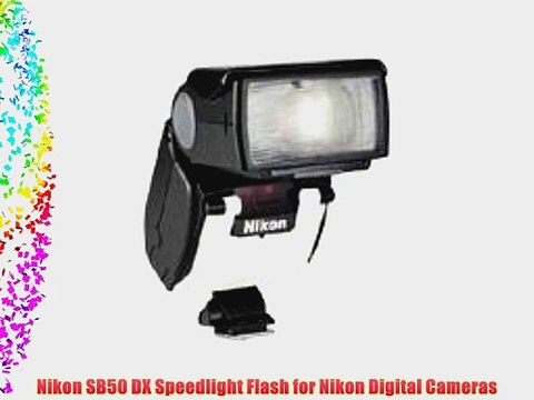 Nikon SB50 DX Speedlight Flash for Nikon Digital Cameras