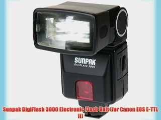 Sunpak DigiFlash 3000 Electronic Flash Unit (for Canon EOS E-TTL II)