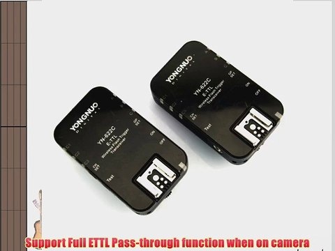 New Yongnuo YN-622 C Wireless TTL Flash Trigger for Canon DSLR Camera Speedlite