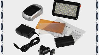 Fotodiox Pro LED 98A Video Light Kit with Dimming Switch 1- Sony type Battery Battery Charger