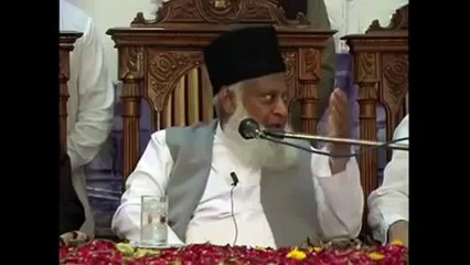 Last Crusade and Situation Of Pakistan Explained By Dr. Israr Ahmad