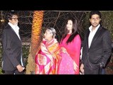 Amitabh Bachchan With Family Spotted @ Ahana Deol's Wedding Reception