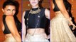 Neha Dhupia Exposing Hot Juicy Navel @ Filmfare Awards 2014