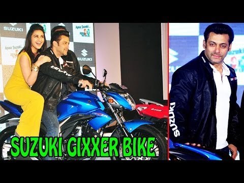 Salman Khan & Parineeta Chopra @ Launch Of Suzuki Gixxer 150cc Bike
