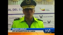 Policía decomisa droga sintética impregnada en stickers en Tulcán