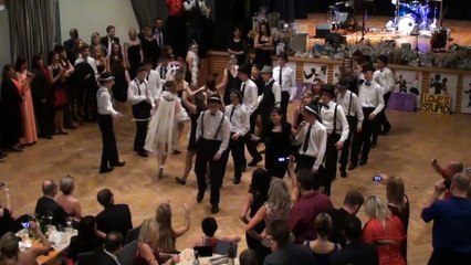 Vystoupení deváťáků – půlnoční překvapení, ples 2015