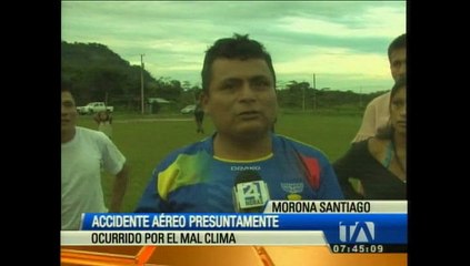 Una nave de la empresa aérea Aero-Taisha se accidentó en Morona Santiago