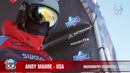 Andy MAHRE (USA)  - Backcountry Slopestyle run 2 - Swatch Skiers Cup 2015