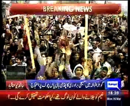 Lahore church blasts: Protests turn violent in Lahore, Gujranwala