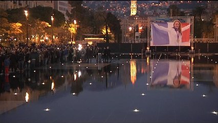Rassemblement à Nice en hommage à Camille Muffat
