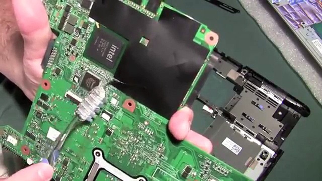 Laptop repair videos - Spilled Beerona Dell Inspiron 1525_(360p)