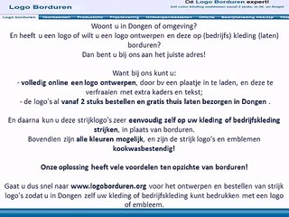 Dongen logo borduren op kleding