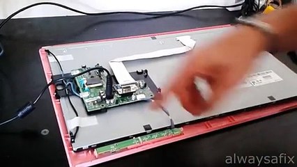 Screen backlight problem LG Flatron W2230S not capacitors_(480p)