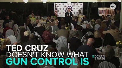 Ted Cruz Doesn't Know What 'Gun Control' Is
