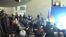 Jahrestag der Krim-Abstimmung: Petro Poroschenko in Berlin