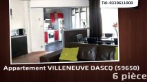 A vendre - VILLENEUVE DASCQ (59650) - 6 pièces