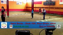 Second tour intégral, Tarare contre Romans, Sport Boules, Demi-finale retour N2F, Saison 2014 /2015