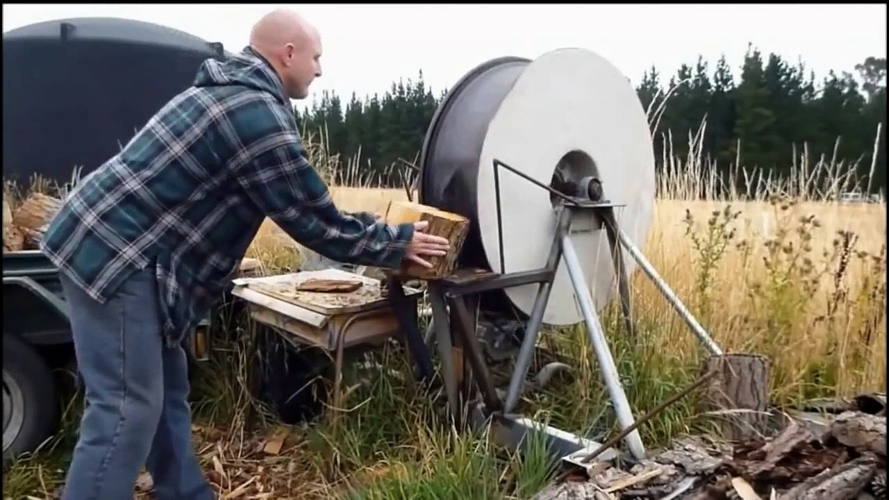 Sawmill Cleaver Splitter - Good Way, Bad Way & Clever Way
