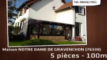 A vendre - NOTRE DAME DE GRAVENCHON (76330) - 5 pièces - 100m²