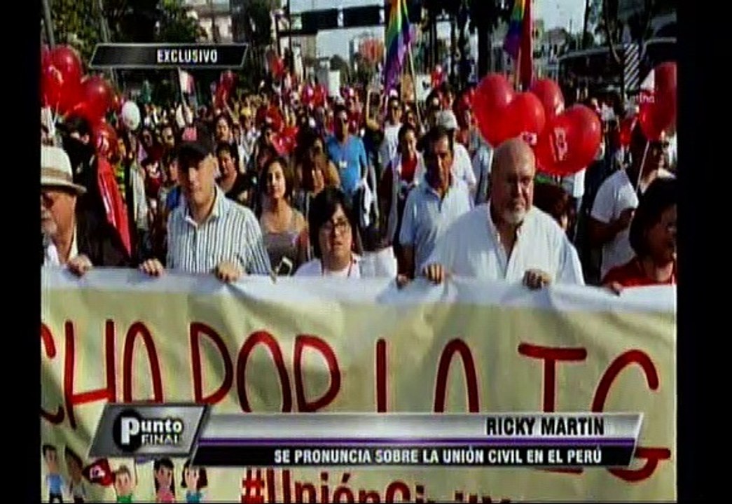 Ricky Martin sobre unión civil en Perú: "No se pueden tomar decisiones basadas en la Biblia"
