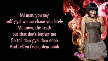 Nicki Minaj - Gun Shot (ft. Beenie Man) Lyrics Video