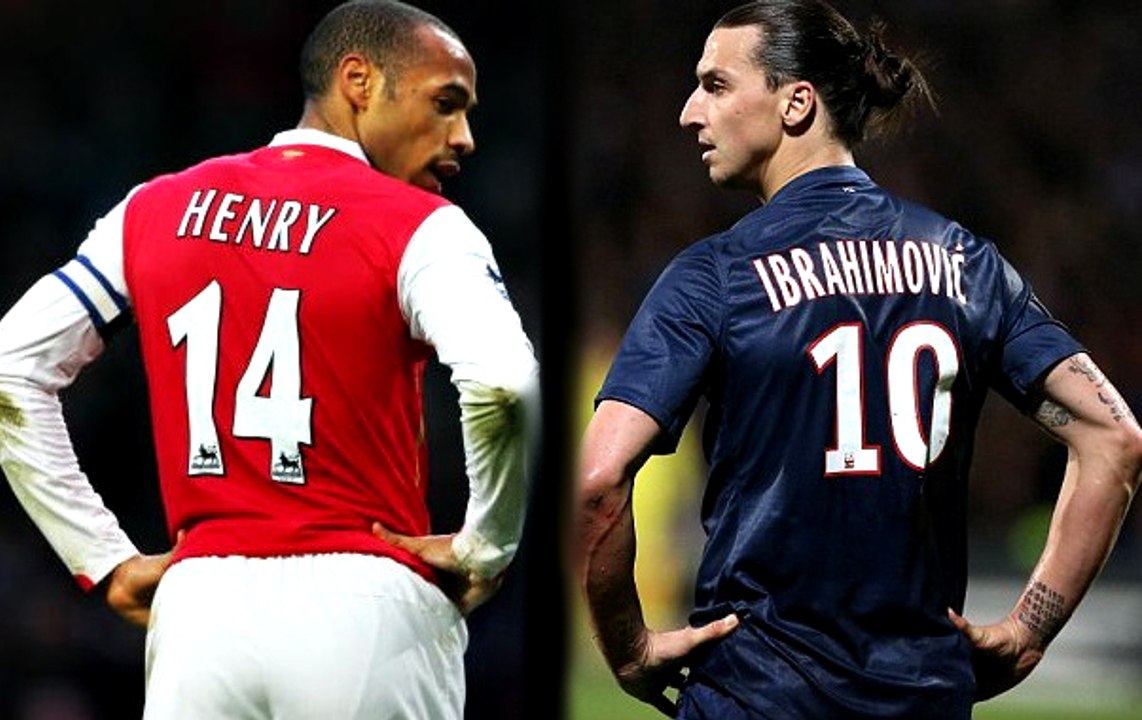 Thierry Henry vs Zlatan Ibrahimovic - (TOP 10 GOALS)