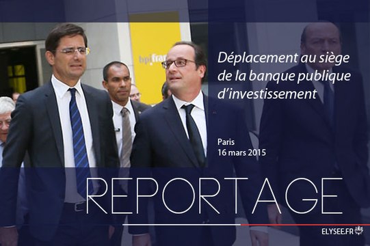 [REPORTAGE] Déplacement au siège de la Banque publique d’investissement. #LaFranceQuiGagne