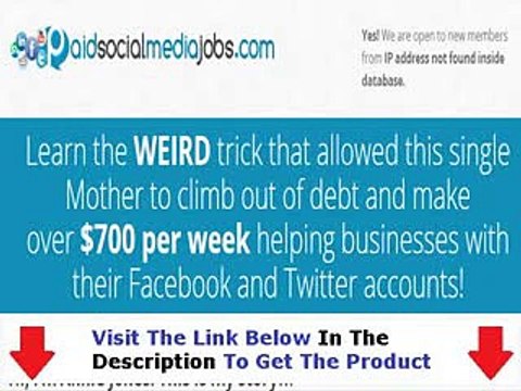 Paid Social Media Jobs Facts Bonus + Discount