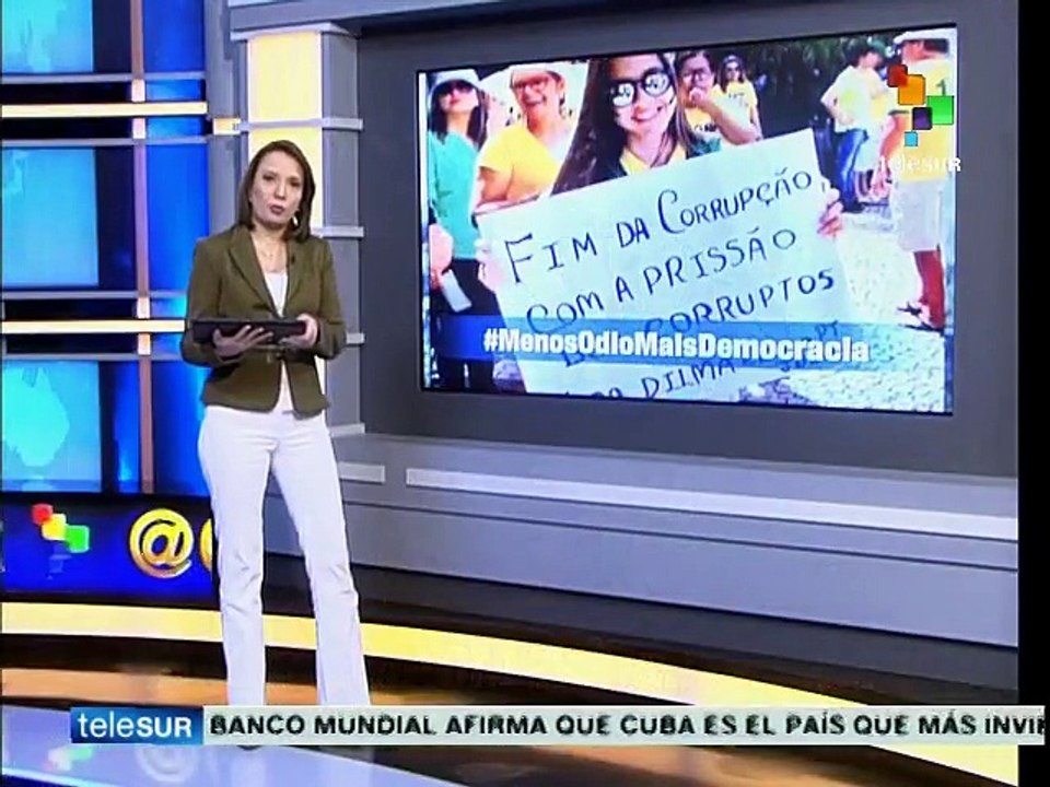 Marchas a favor y en contra de Dilma son tema recurrente en internet