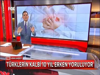 Türklerin kalbi 10 yıl erken yoruluyor 1 milyon kişide kalp yetmezliği var