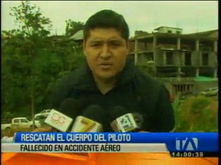 Recsatan cuerpo de piloto fallecido en accidente aéreo