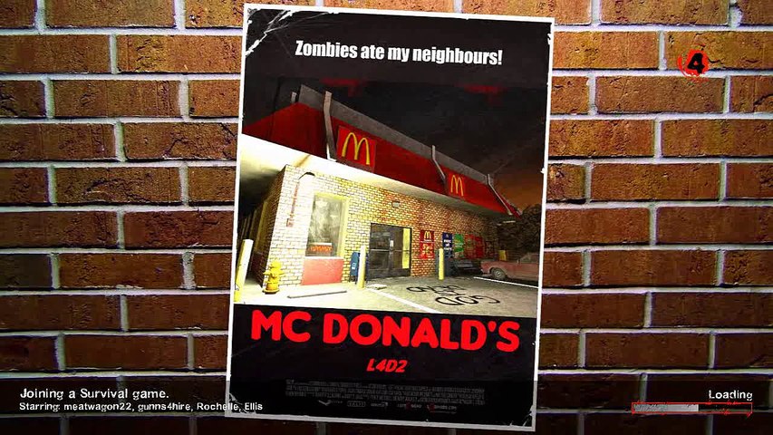 Mcdonalds Zombies Left 4 Dead 2 L4d2 Zombie Games Video Dailymotion