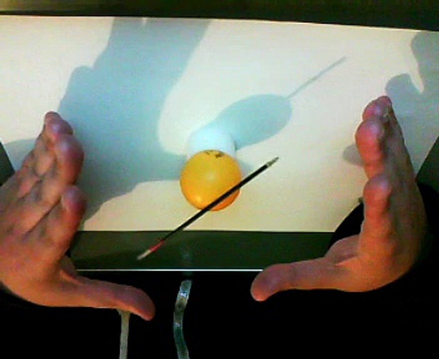 Télékinésie, rotation mine stylo bille 2