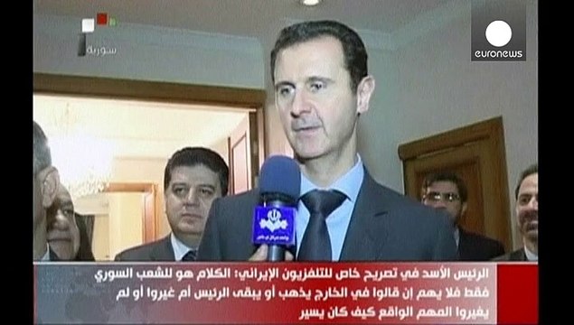 Syrie : nous attendons des actes , réponse d'al-Assad à John Kerry