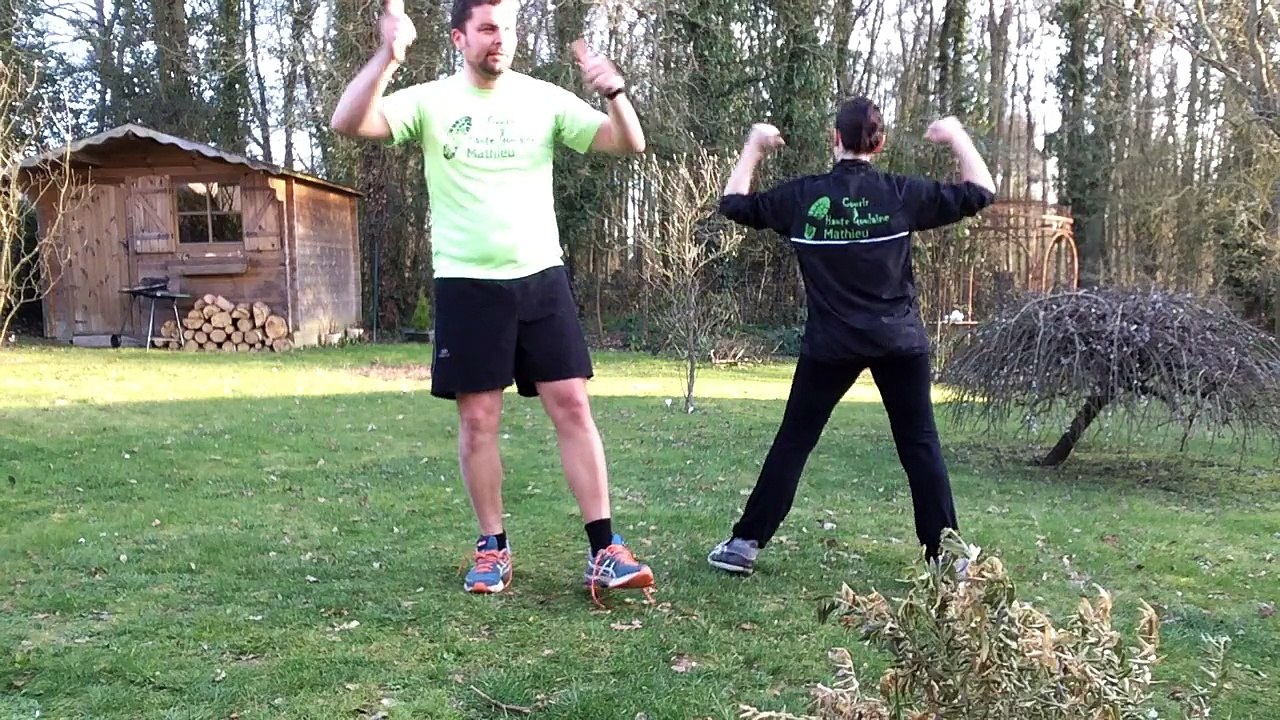 Chorégraphie par Julie et Mathieur pour Courir à Haute-Goulaine