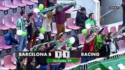 j.29 liga adelante 14/15 barça b 1-racing 1