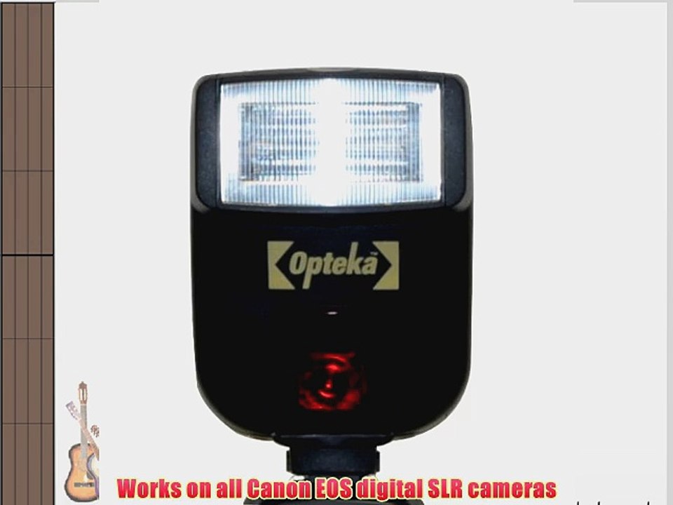 Opteka EF-710 DG Super E-TTL II Autofocus Dedicated Flash for Canon EOS 1Ds 1D 5D 7D 60Da 60D