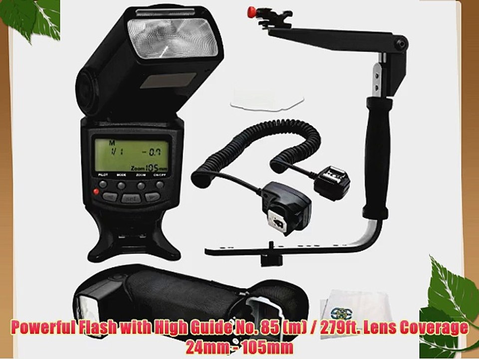 Best Value Professional E-TTL Auto-Focus Dedicated Flash for Canon SL1 T5 T3 T5i T4i T3i T2i