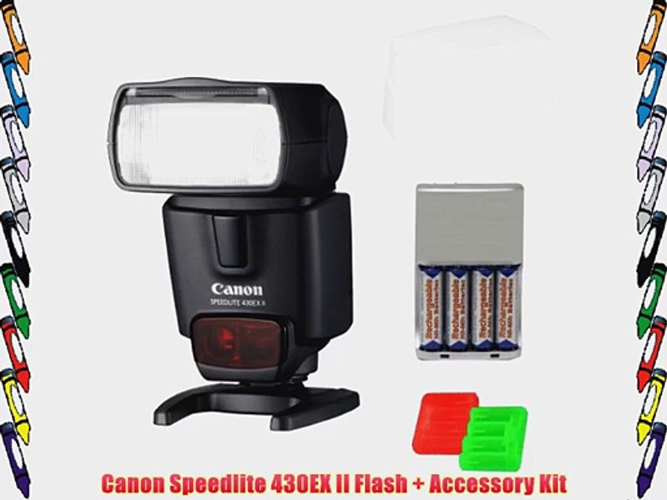 Canon Speedlite 430EX II Flash   Accessory Kit