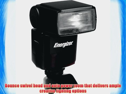Energizer ENF-600C Power Zoom e-TTL II Flash for Canon DSLRs (Black)