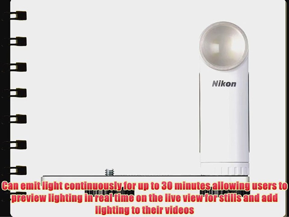 Nikon LD-1000 LED Movie Light for Nikon 1 and COOLPIX Cameras (White)