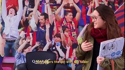 Convierten parada de autobus en banquillo del FC Barcelona