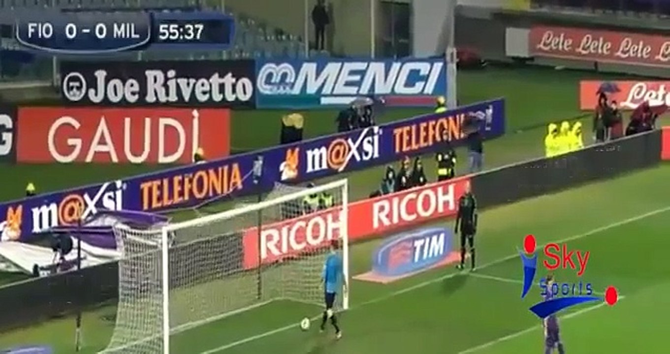 اهداف مباراة ميلان و فيورنتينا 1-2 اهداف كامله الدورى