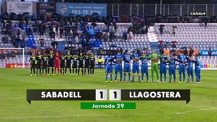 j.29 liga adelante 14/15 sabadell 1-llagostera 1