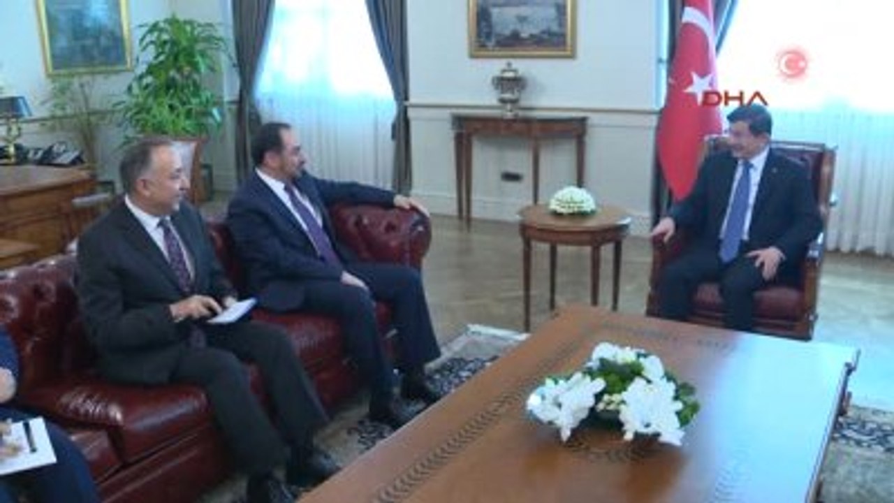 Davutoğlu, Afganistan Dışişleri Bakanı Rabbani'yi Kabul Etti