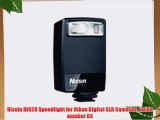 Nissin Di028 Speedlight for Nikon Digital SLR Cameras Guide number 65